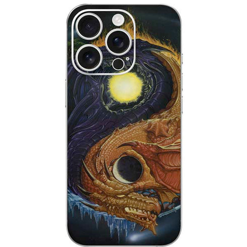 Yin Yang Dragon by Ed Beard Jr iPhone 16 Pro Skin